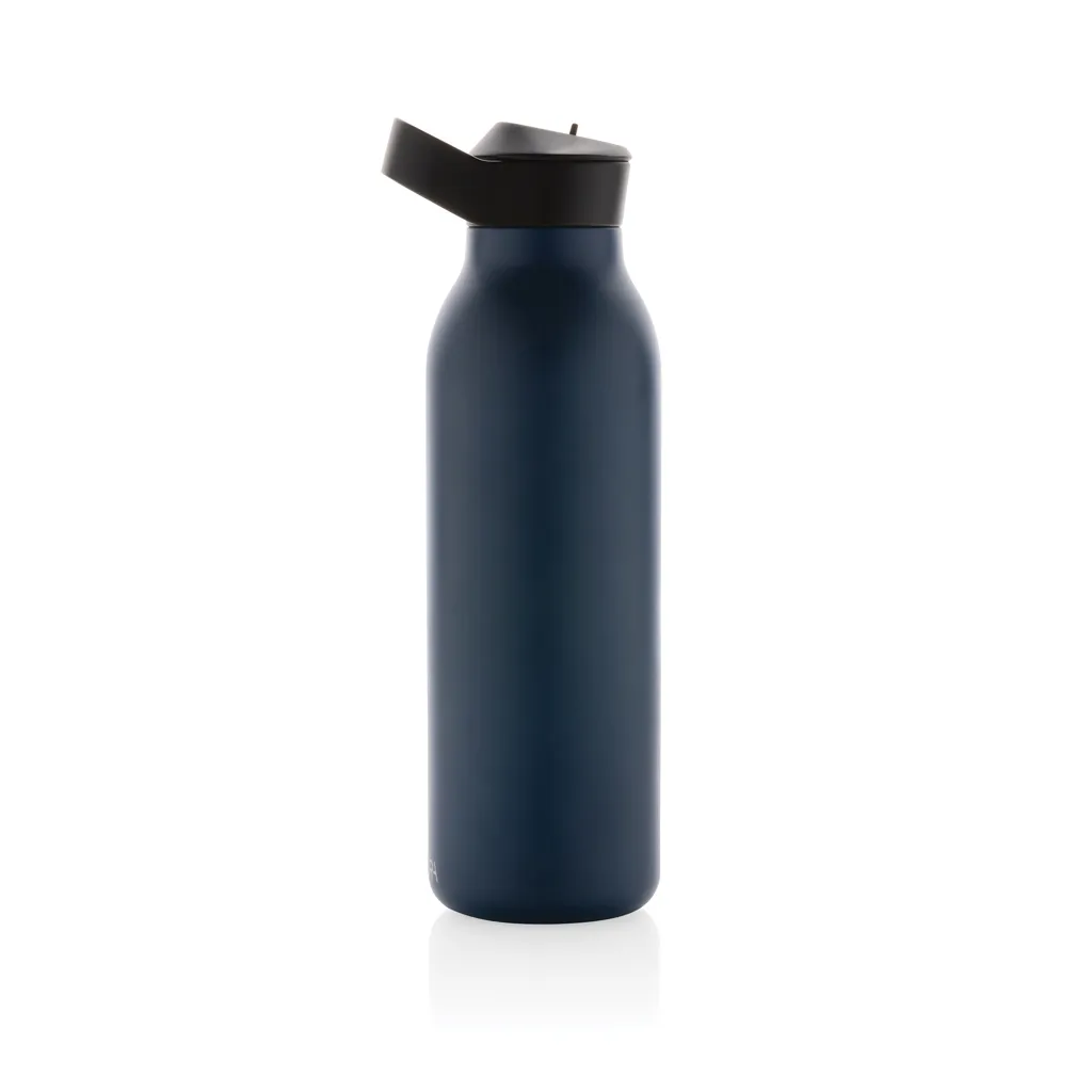 Avira Ara RCS Re-Steel Fliptop Wasserflasche 500ml, navy blau – Bild 2