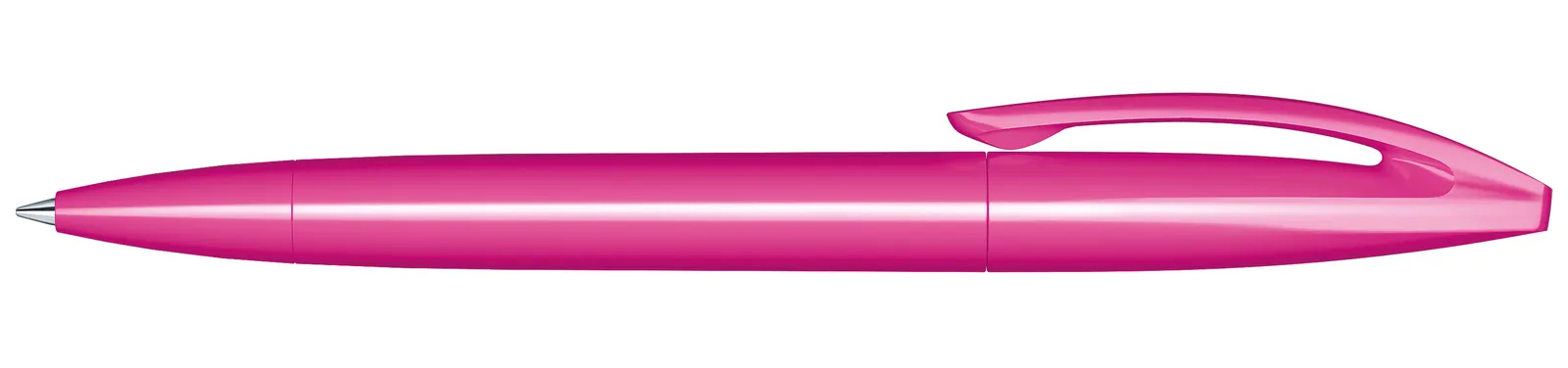 Bridge Polished Drehkugelschreiber, Rhodamine Red - Pink – Bild 4