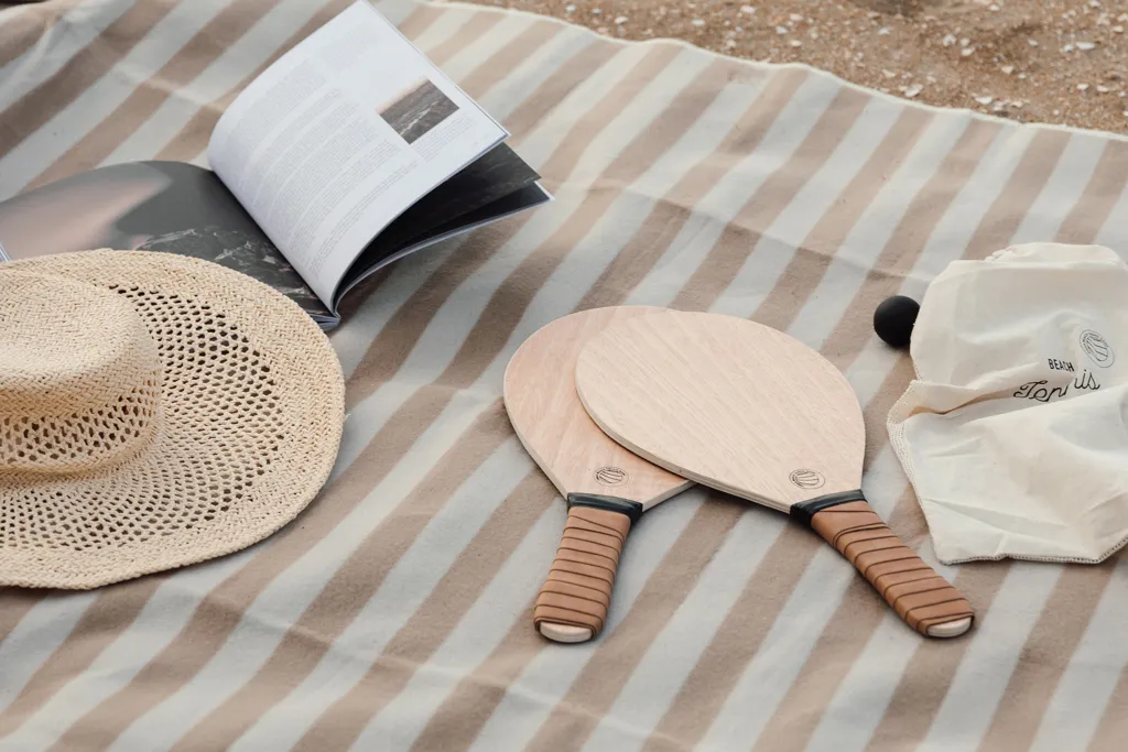 Vinga Colos Beach-Tennis-Spiel, braun – Bild 4