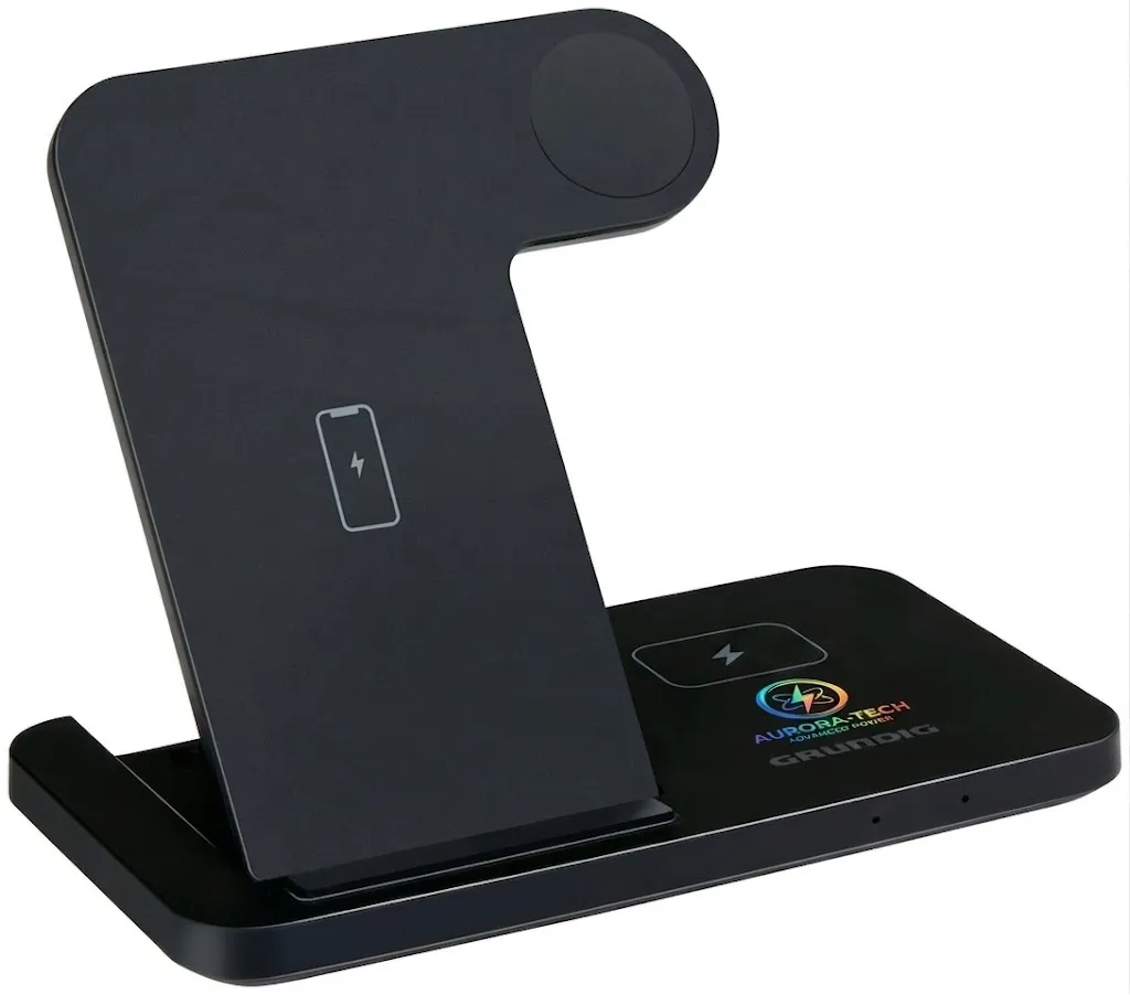GRUNDIG Kabelloses 3-in-1-Ladegerät 160x150x15mm