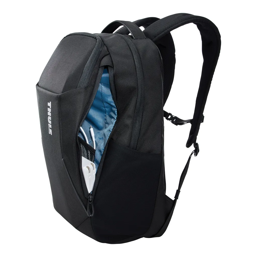 Thule Accent recycelter Rucksack 23L, schwarz – Bild 7