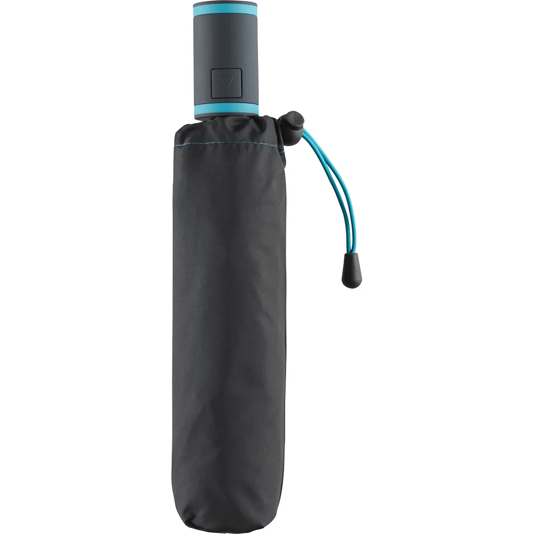Taschenschirm FARE® AC Mini Style, schwarz-petrol – Bild 5