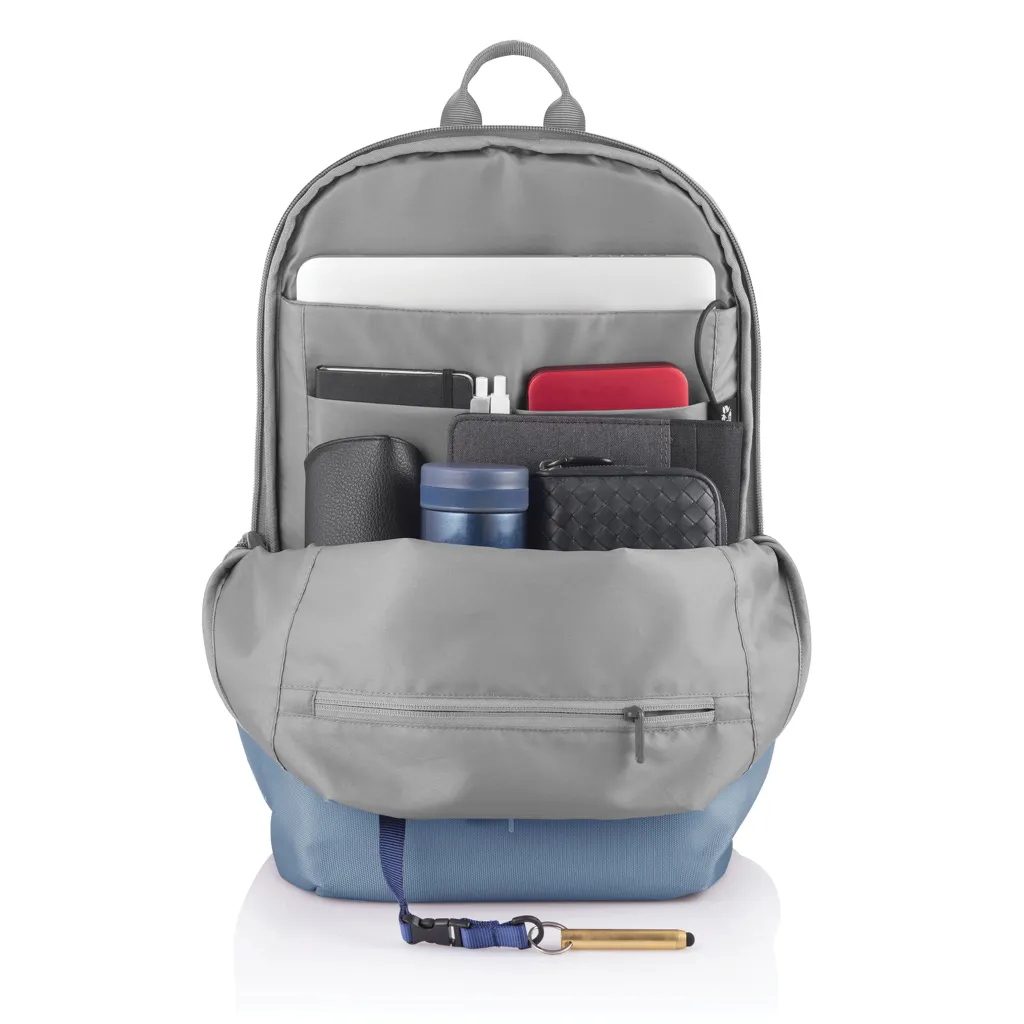 Bobby Soft, Anti-Diebstahl-Rucksack, blau – Bild 7
