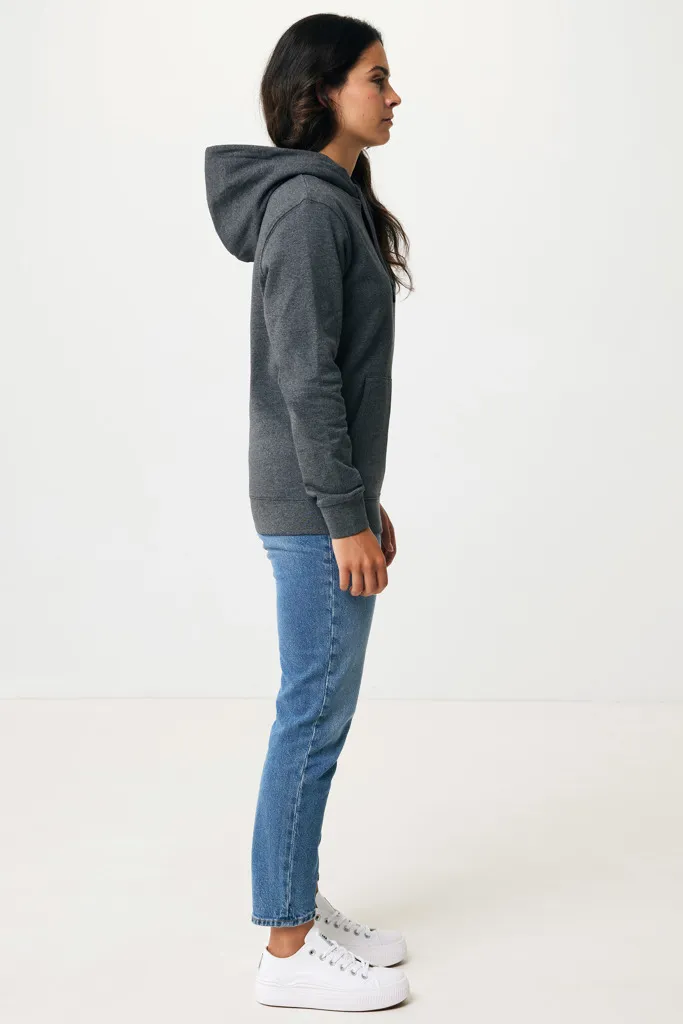 IQONIQ Torres ungefärbter Hoodie aus recycelter Baumwolle, heather anthracite – Bild 7