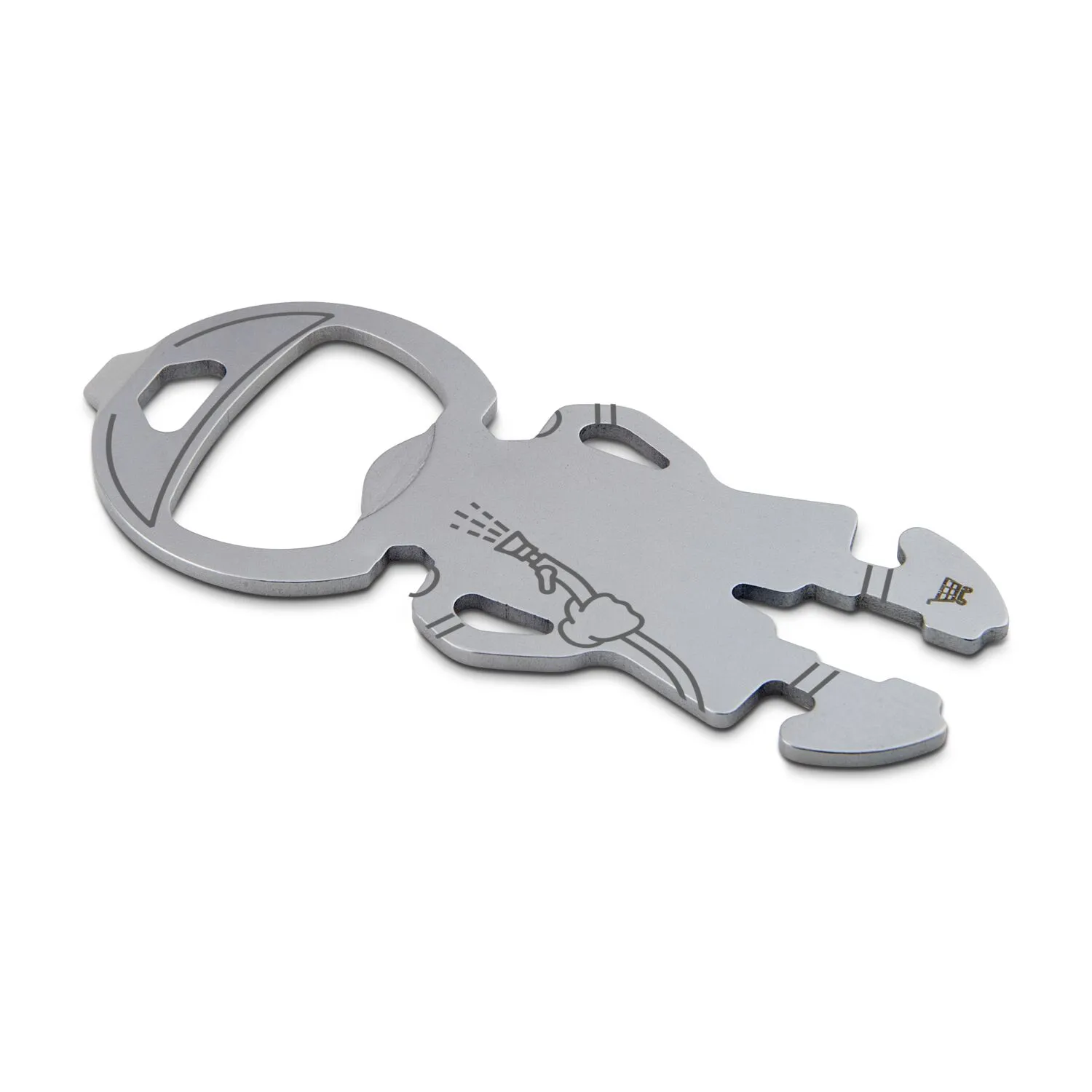 ROMINOX® Best Buddy Friend // Firefighter, silber – Bild 6