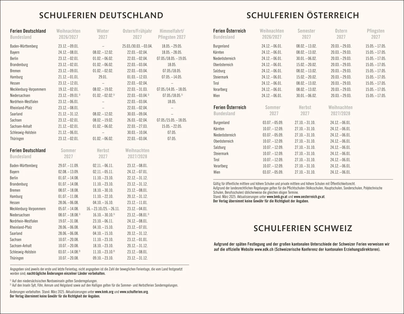 Kombitimer schwarz klein 2027 – Bild 7