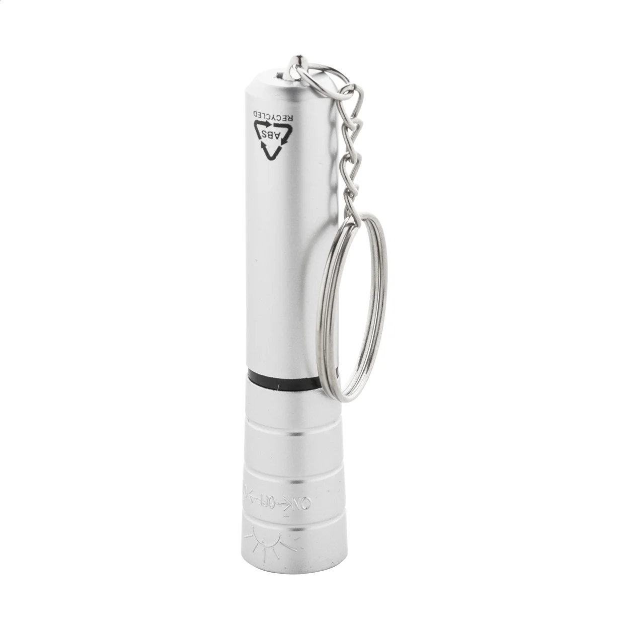 Mini-Taschenlampe Raipei aus RABS, silber – Bild 4