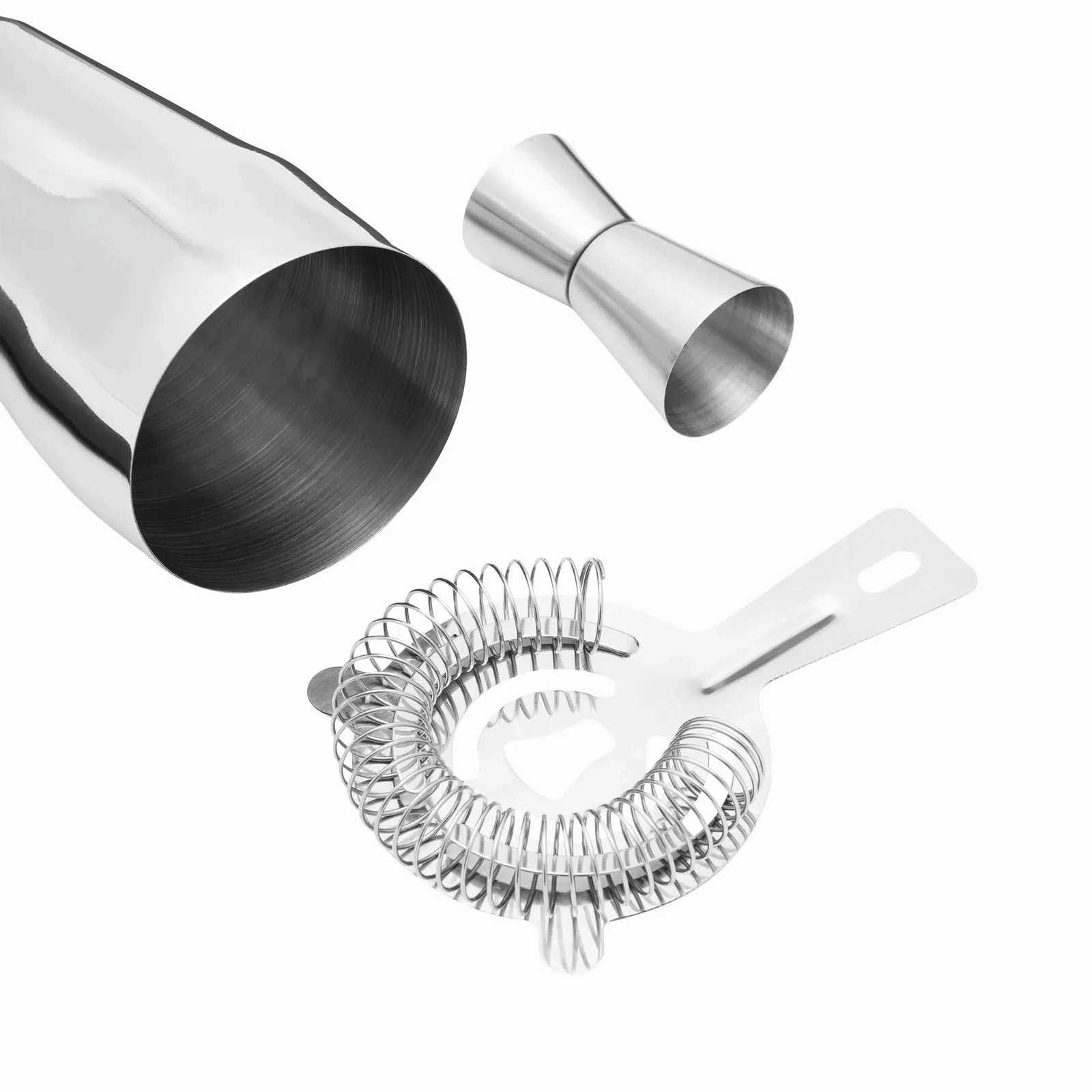 BARKEEPER - Edelstahl-Cocktailshaker-Set silber, silber – Bild 5