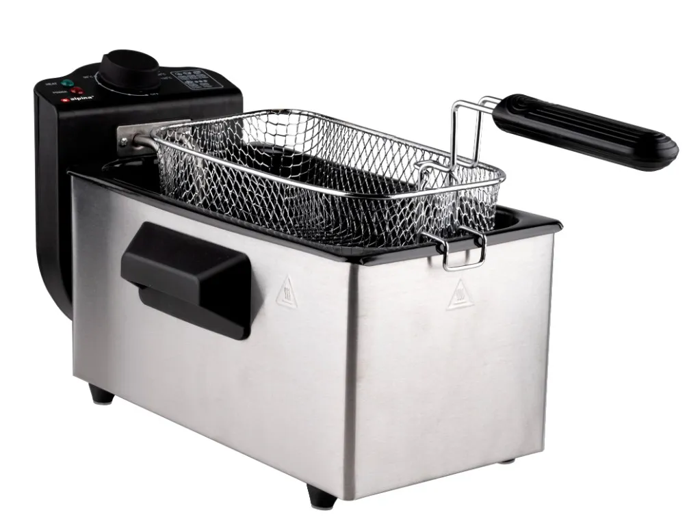 ALPINA Fritteuse 3L 2000W, Silber – Bild 4