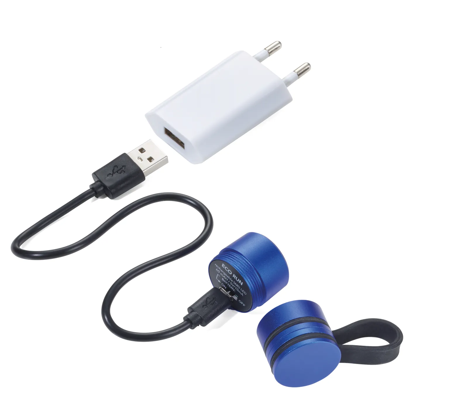 Taschenlampe ECO RUN blau/schwarz, blau/schwarz – Bild 5