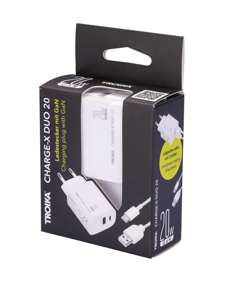 Ladestecker CHARGE-X DUO 20, weiß – Bild 7