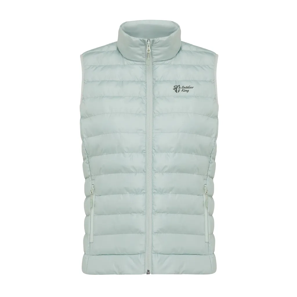 IQONIQ Meru Damen Bodywarmer aus recyceltem Polyester, Iceberg green – Bild 4
