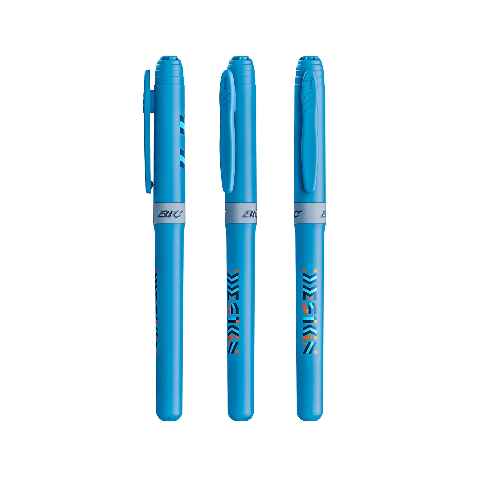 BIC® Brite Liner® Grip Textmarker, Hellblau – Bild 2