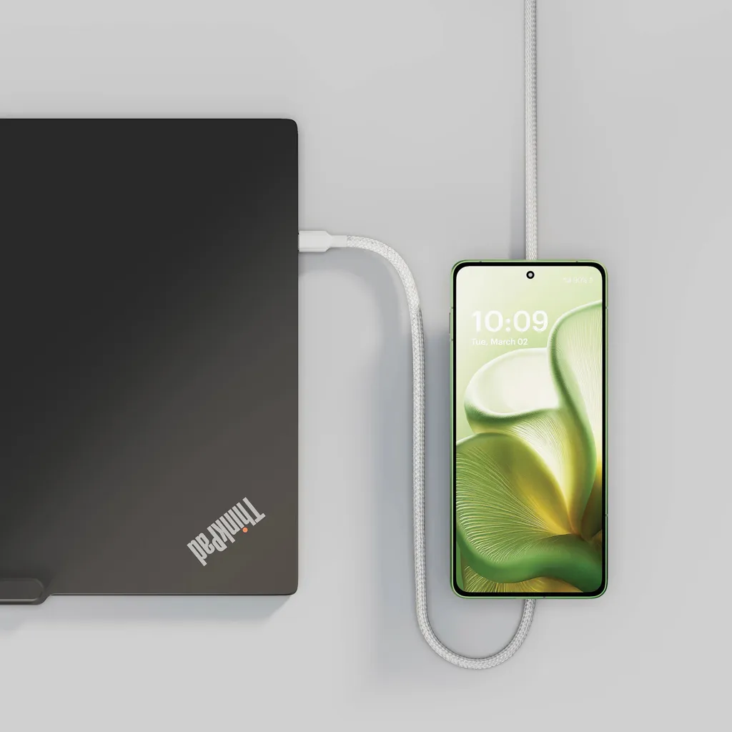 Zens Ladekabel USB C-C Pro 2, weiß – Bild 6