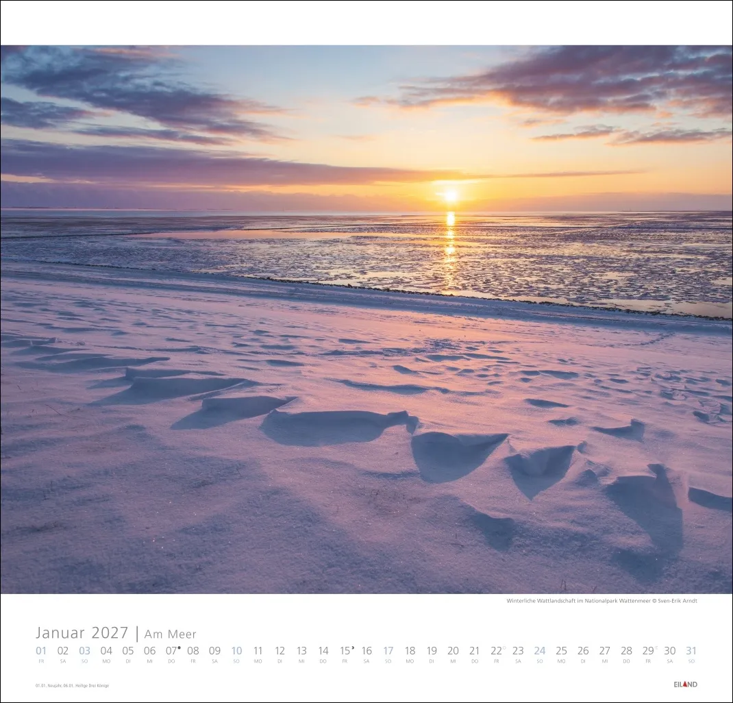 Am Meer Edition Wandkalender 2027 – Bild 2