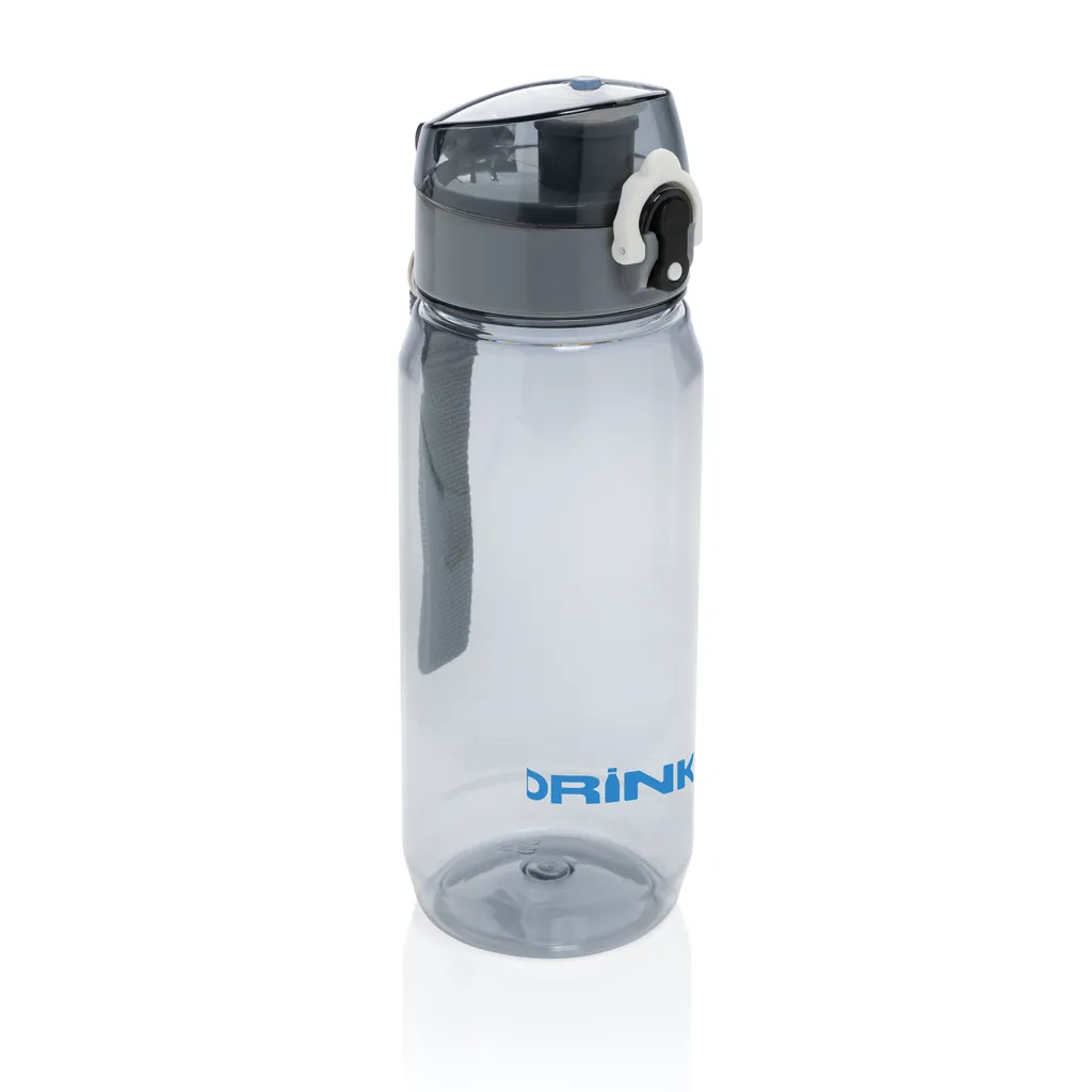 Yide RCS  rPET verschließbare Wasserflasche 600ml, schwarz – Bild 4