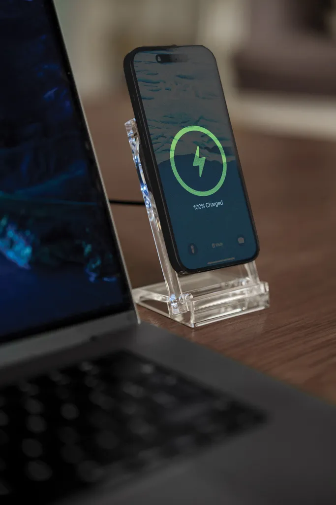 Magcharge 15W magnetischer Wireless-Charging-Stand, transparent – Bild 10