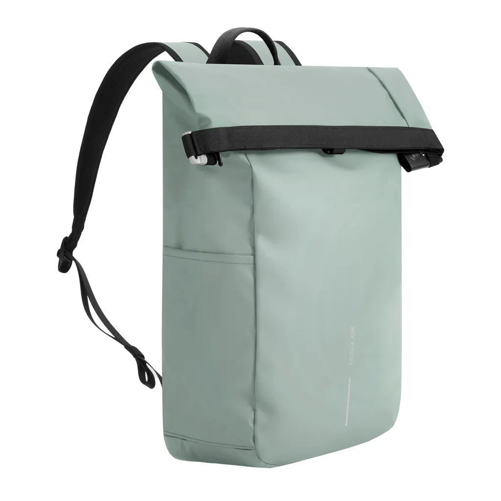 Urban wasserabweisender Anti-Diebstahl Rucksack, Iceberg green – Bild 5