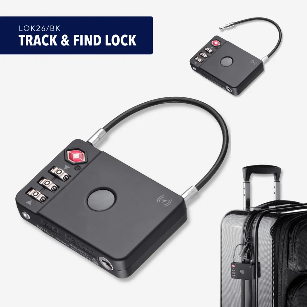 TSA-Kofferschloss TRACK & FIND LOCK, schwarz – Bild 5
