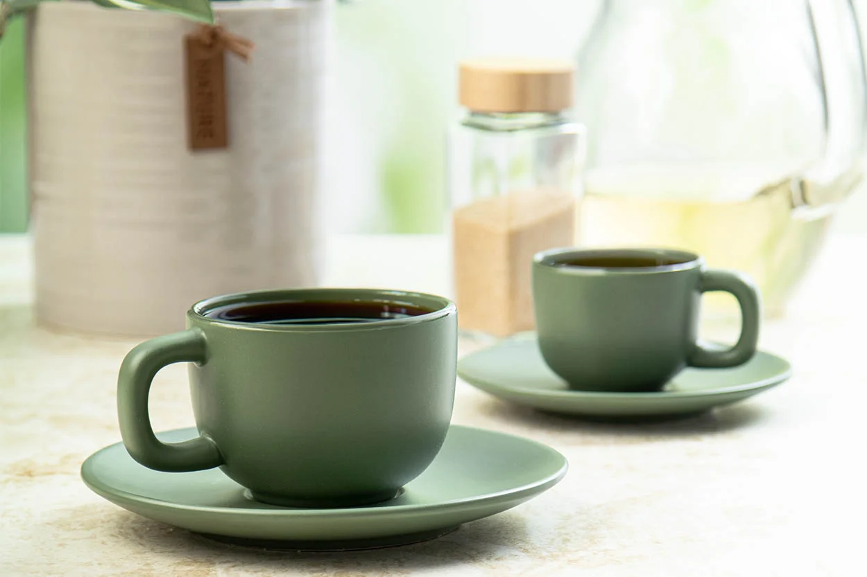 Cappuccinotassenset Caturra Plus, grün – Bild 7
