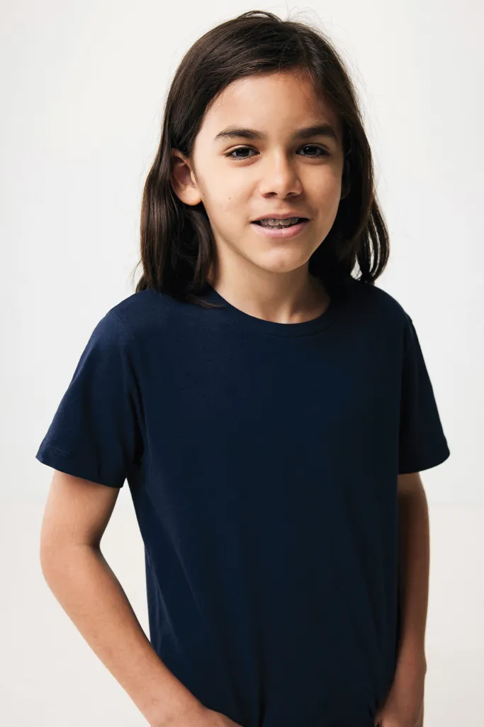 IQONIQ Koli Kids T-Shirt aus recycelter Baumwolle, navy blau – Bild 7