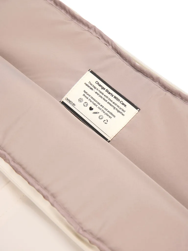KENTO URBAN 15,6" Laptop-Sleeve aus RCS rec. Nylon, beige – Bild 4