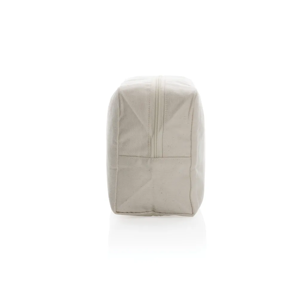 Impact Aware™ 285g/m² Kosmetiktasche aus ungefärbtem Canvas, off white – Bild 5