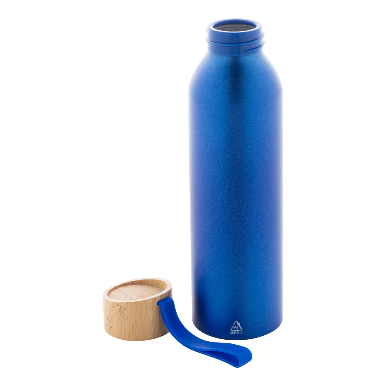 Flasche Ralusip Plus aus recyceltem Aluminium, blau – Bild 3