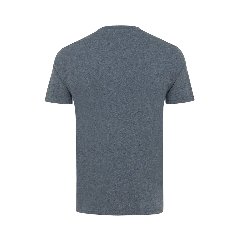 IQONIQ Manuel ungefärbtes T-Shirt aus recycelter Baumwolle, heather navy – Bild 2