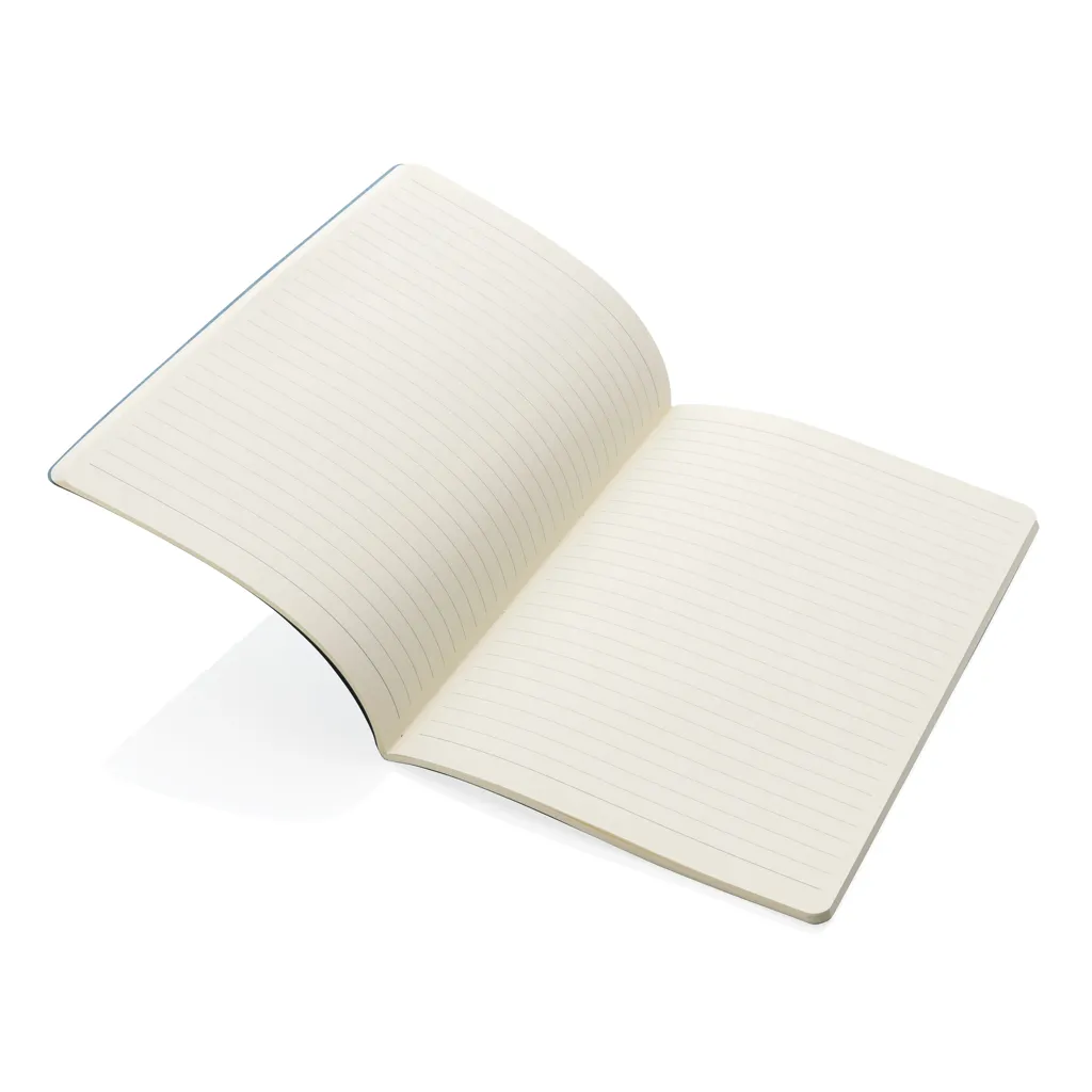 A5 Softcover Notizbuch, blau – Bild 4