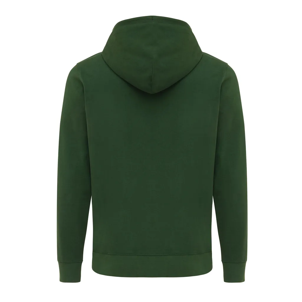 IQONIQ Abisko Zip-Kapuzenpullover aus recycelter Baumwolle, forest green – Bild 2
