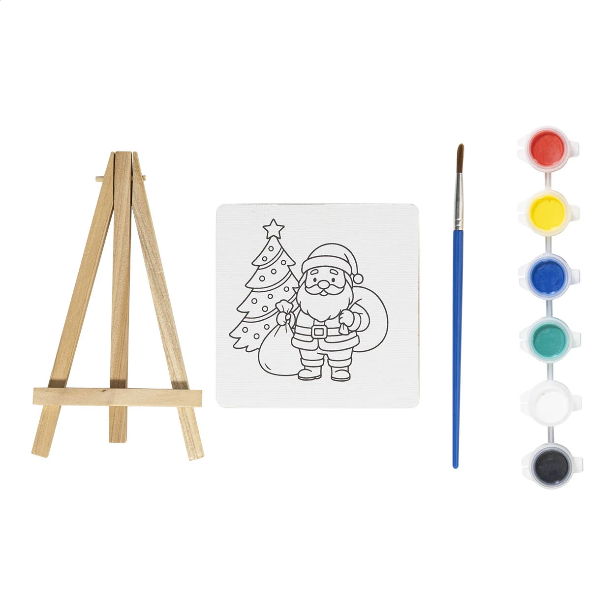 Weihnachtsmalset Malajul, natur, mehrfarbig – Bild 4