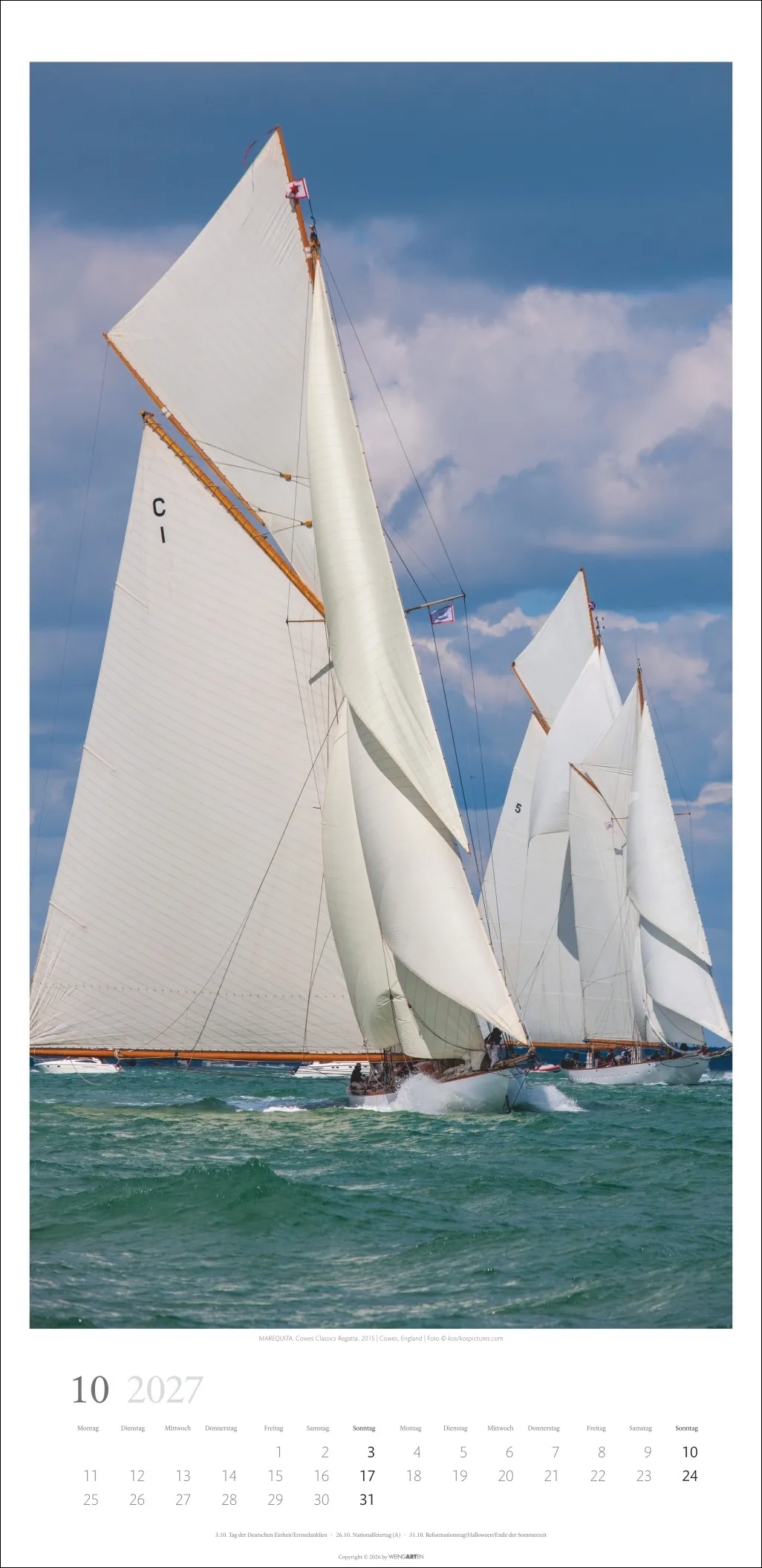 Under Sail Wandkalender 2027 – Bild 11