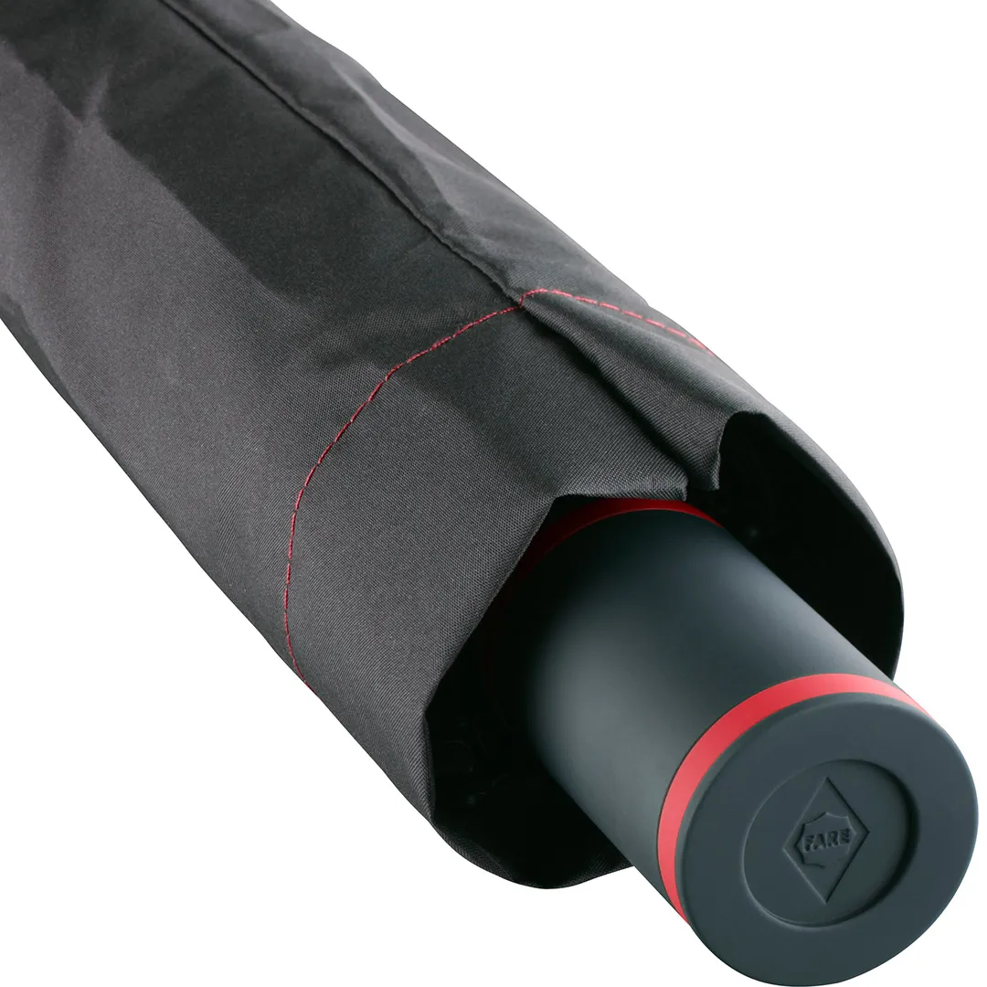 Taschenschirm FARE® Mini Style, schwarz-rot – Bild 3