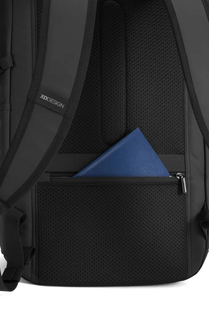 Urban wasserabweisender Anti-Diebstahl Rucksack, schwarz – Bild 19