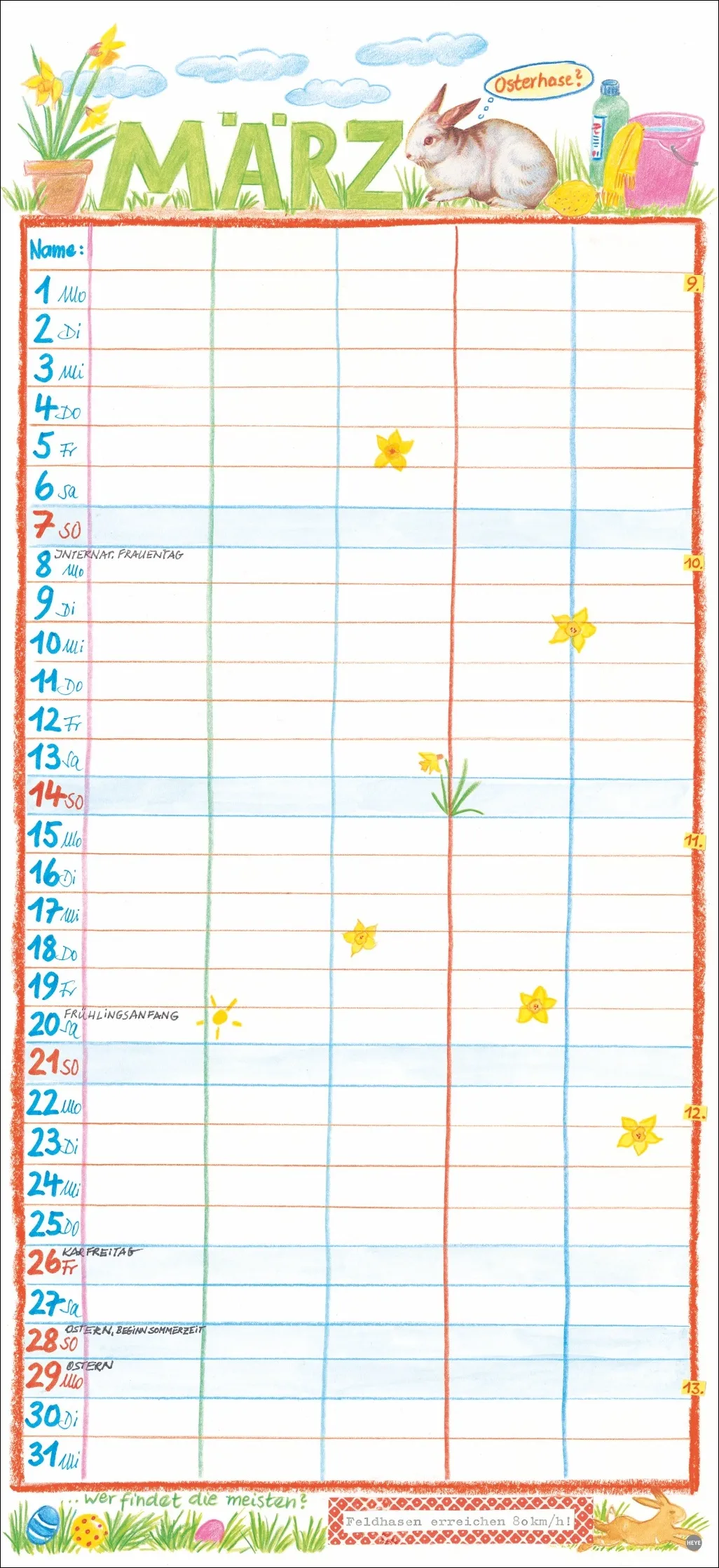 Kohwagner Unser Familienkalender 2027 – Bild 4