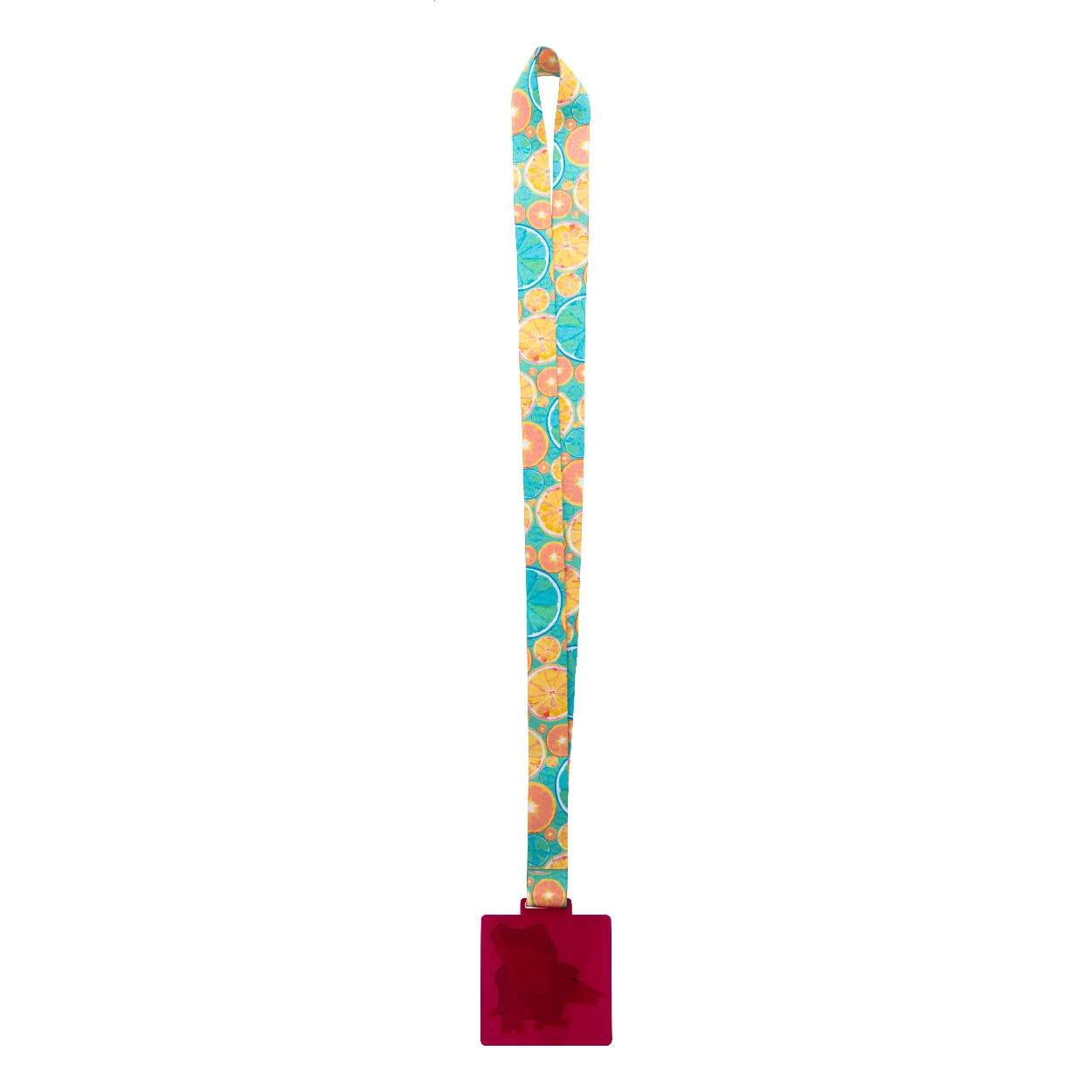 Individuelle Medaille Subdal Colour Square, pink/transparent – Bild 3