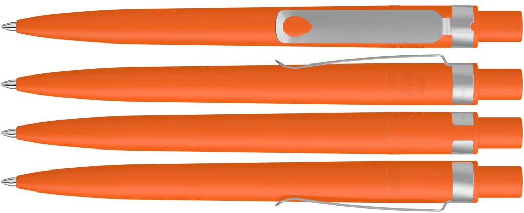 RECYCLED PET PEN CORE F Druckkugelschreiber orange, orange – Bild 2