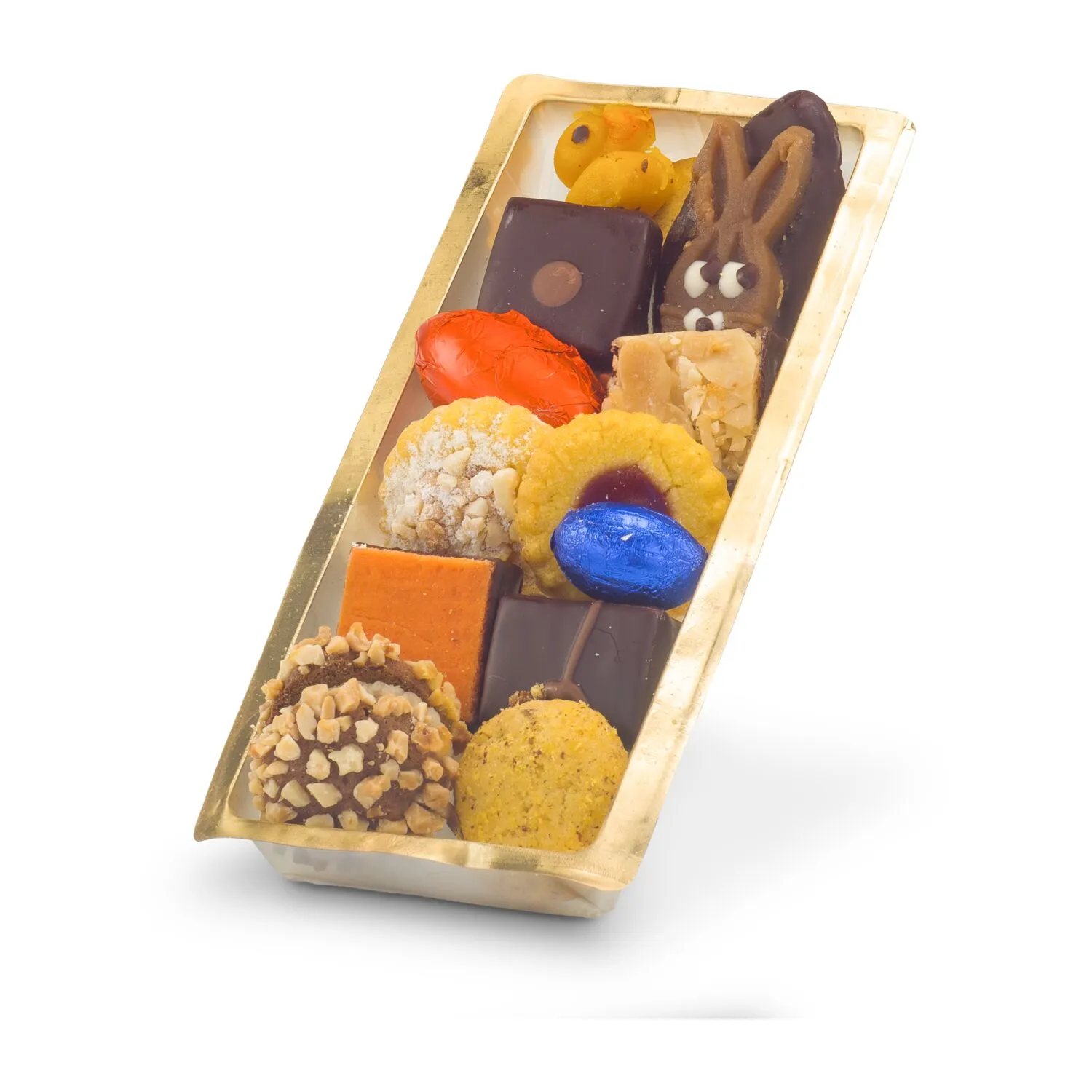 Geschenkartikel / Präsentartikel: Feines Oster-Gebäck, 125 g, gelb – Bild 3