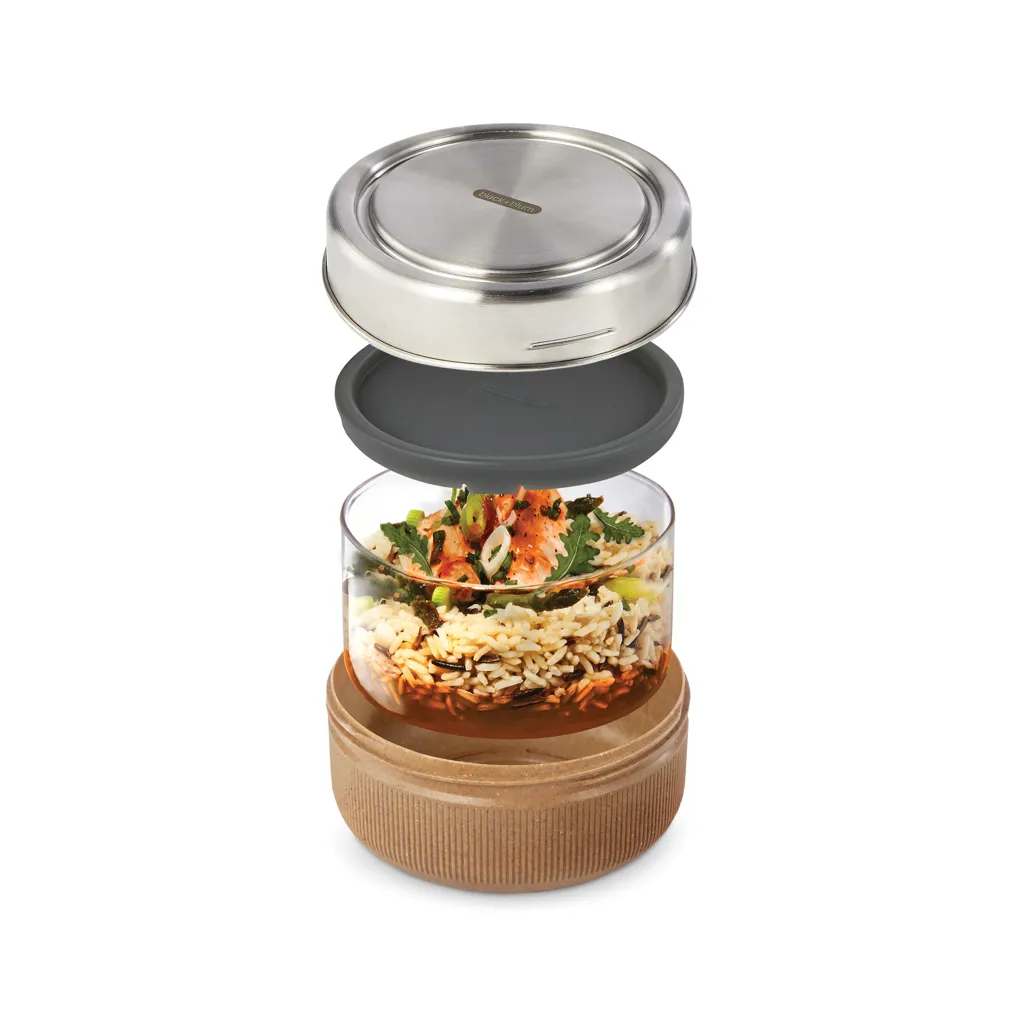 Black+Blum Glass Lunch Bowl 750ml, braun – Bild 8
