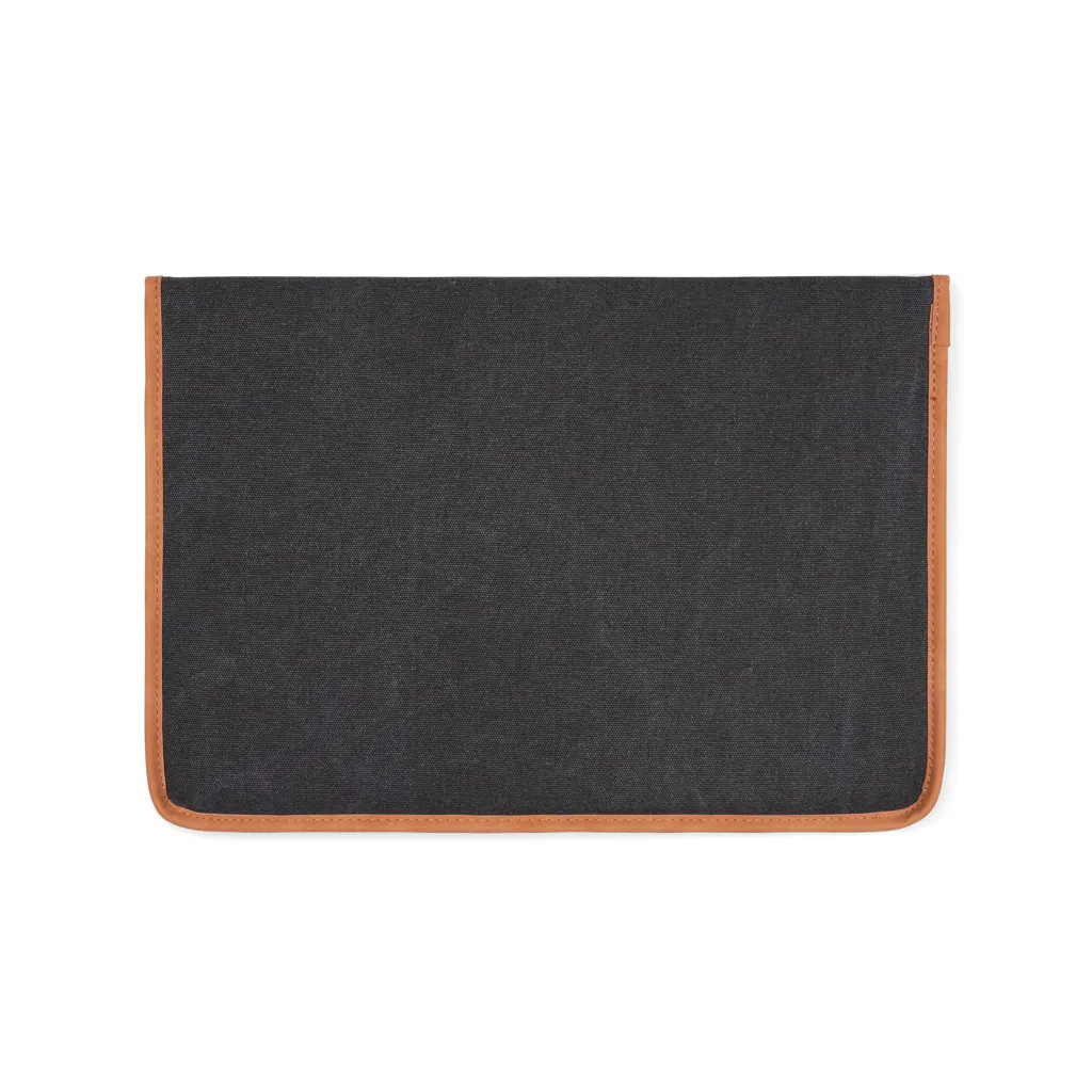VINGA Bosler 16" Laptop-Tasche aus GRS recyceltem Canvas, schwarz – Bild 3