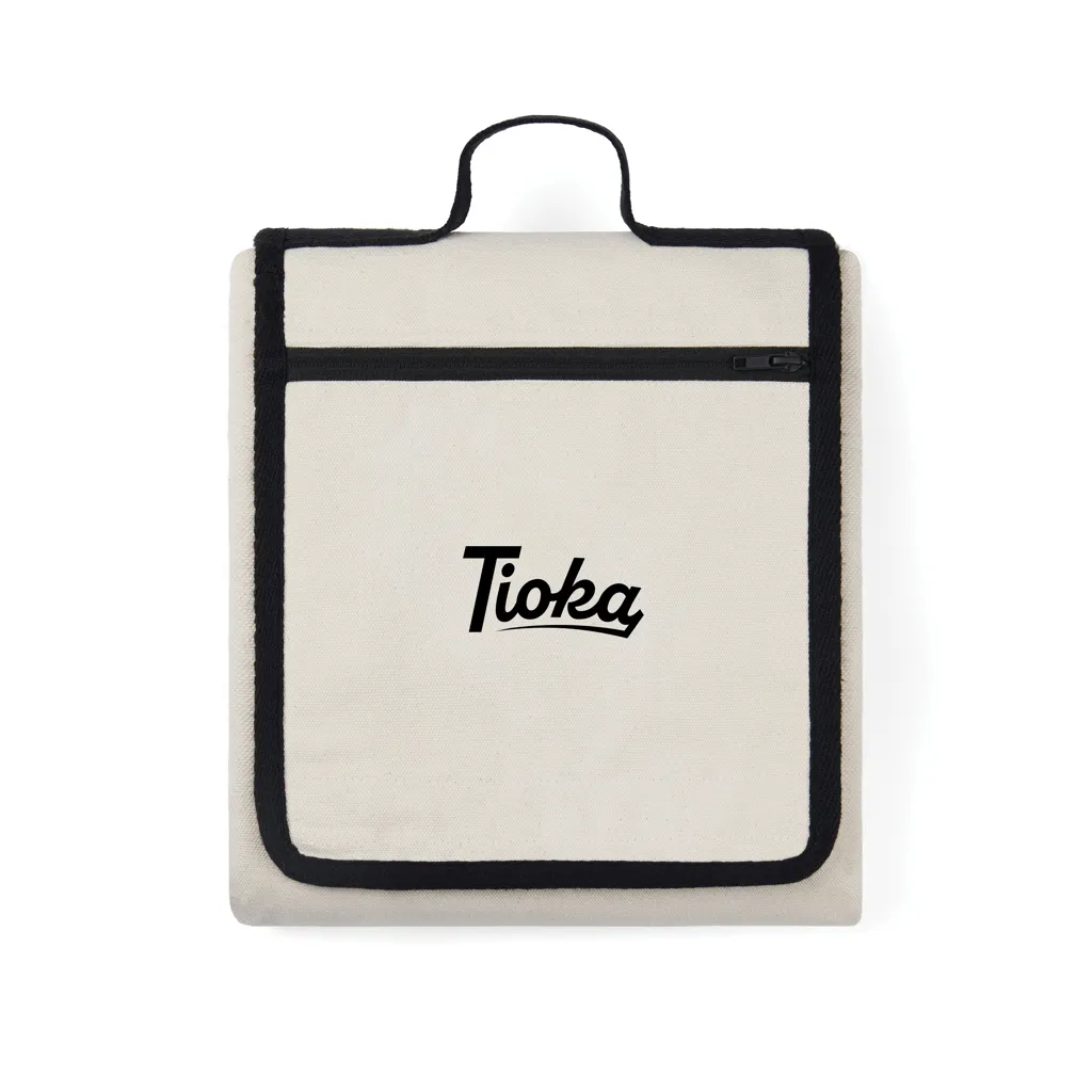 VINGA Volonne AWARE™ Picknickdecke aus recyceltem Canvas, off white – Bild 3