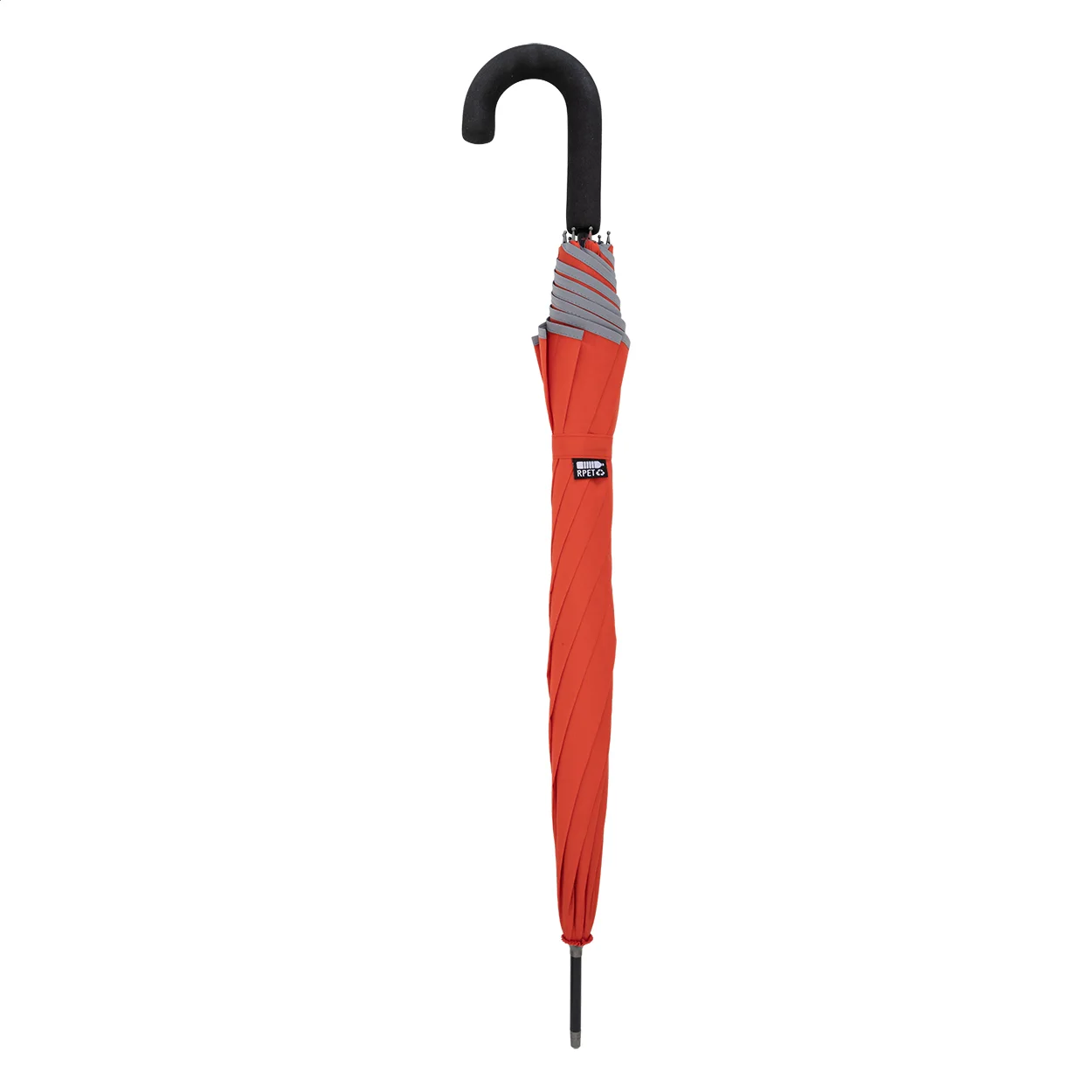 RPET-Regenschirm Thunder Max, rot – Bild 3