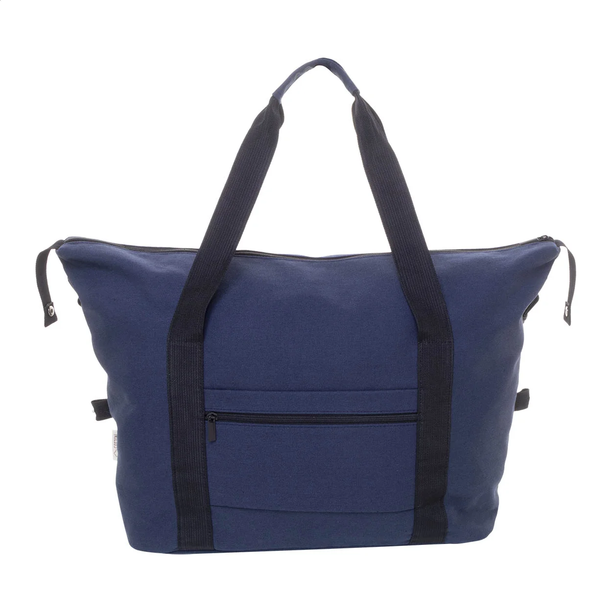 Recycelten Canvas Reisetasche Rebyss Travel, dunkelblau – Bild 2