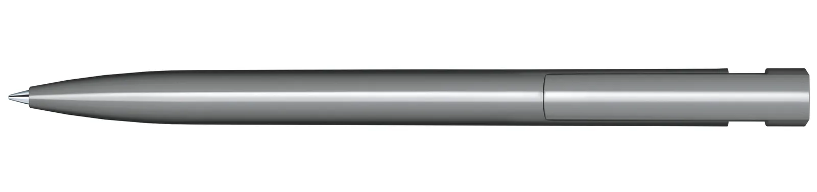 Liberty Polished Druckkugelschreiber, Cool Gray 9 – Bild 3