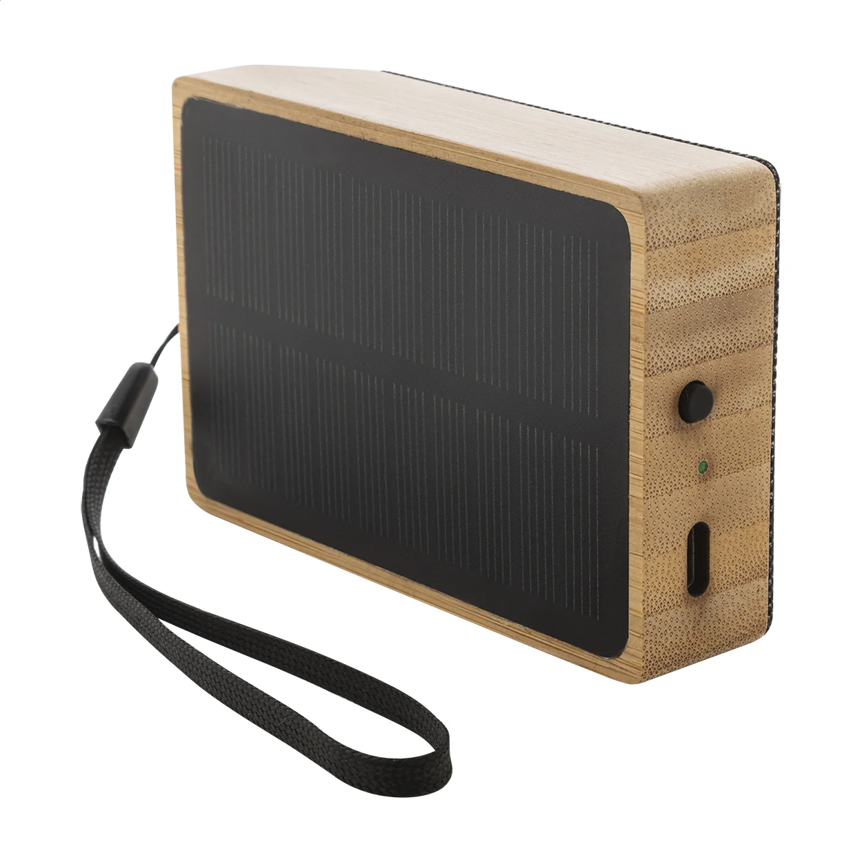 Kabelloser Solarlautsprecher SolBeat, schwarz, natur – Bild 3