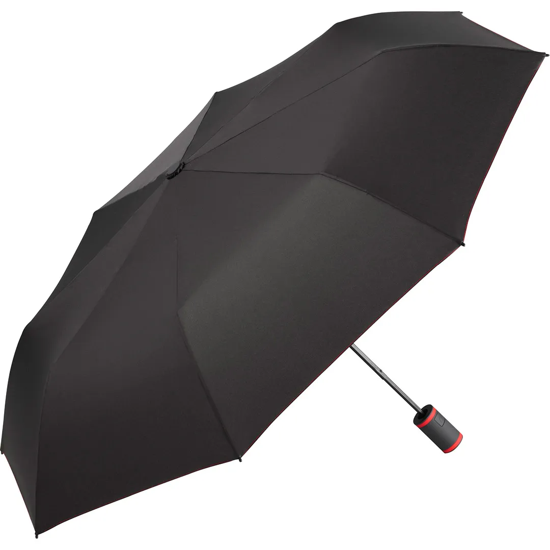 Taschenschirm FARE® AC Mini Style, schwarz-rot – Bild 5