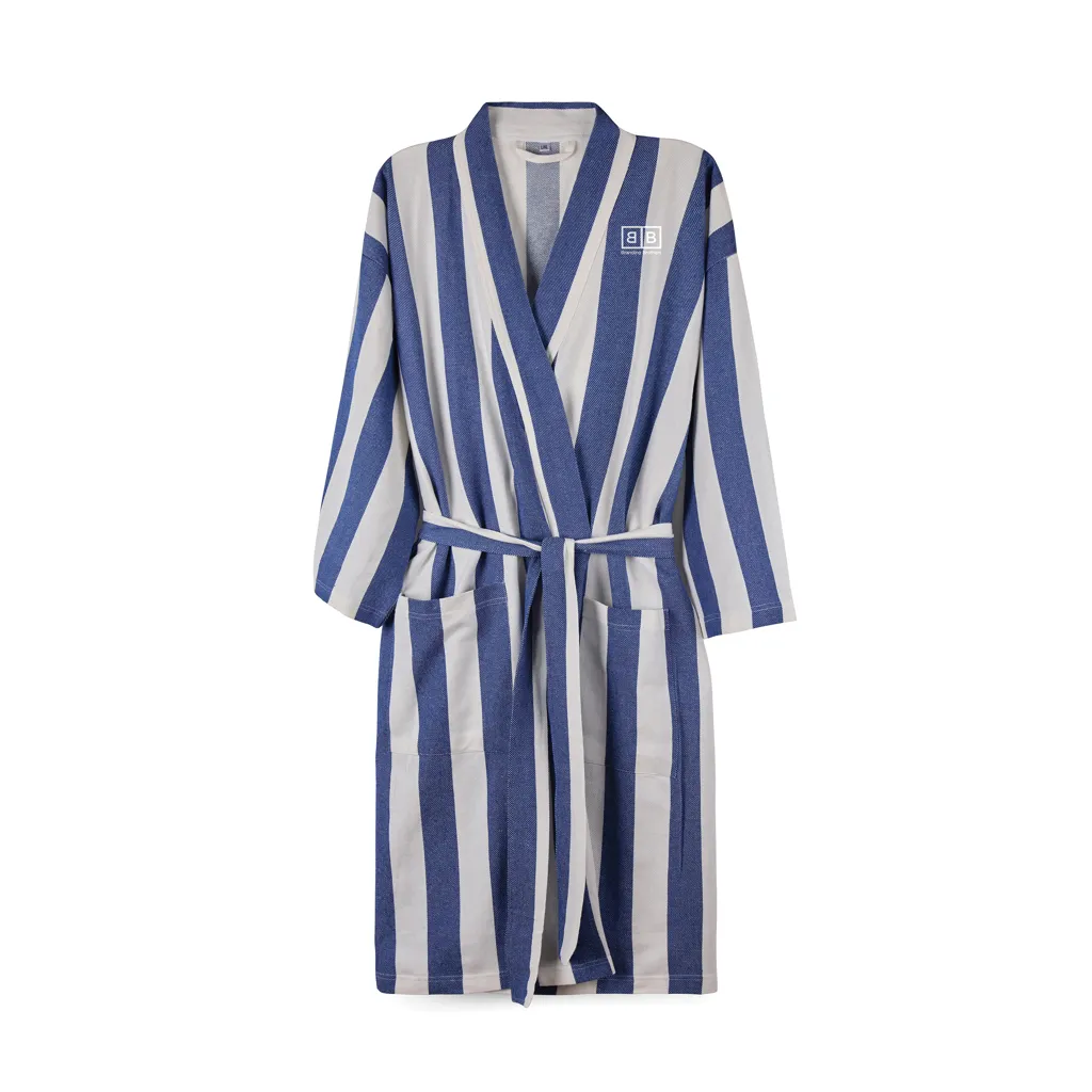VINGA Ornos GRS Hamam-Bademantel L/XL, blau – Bild 4