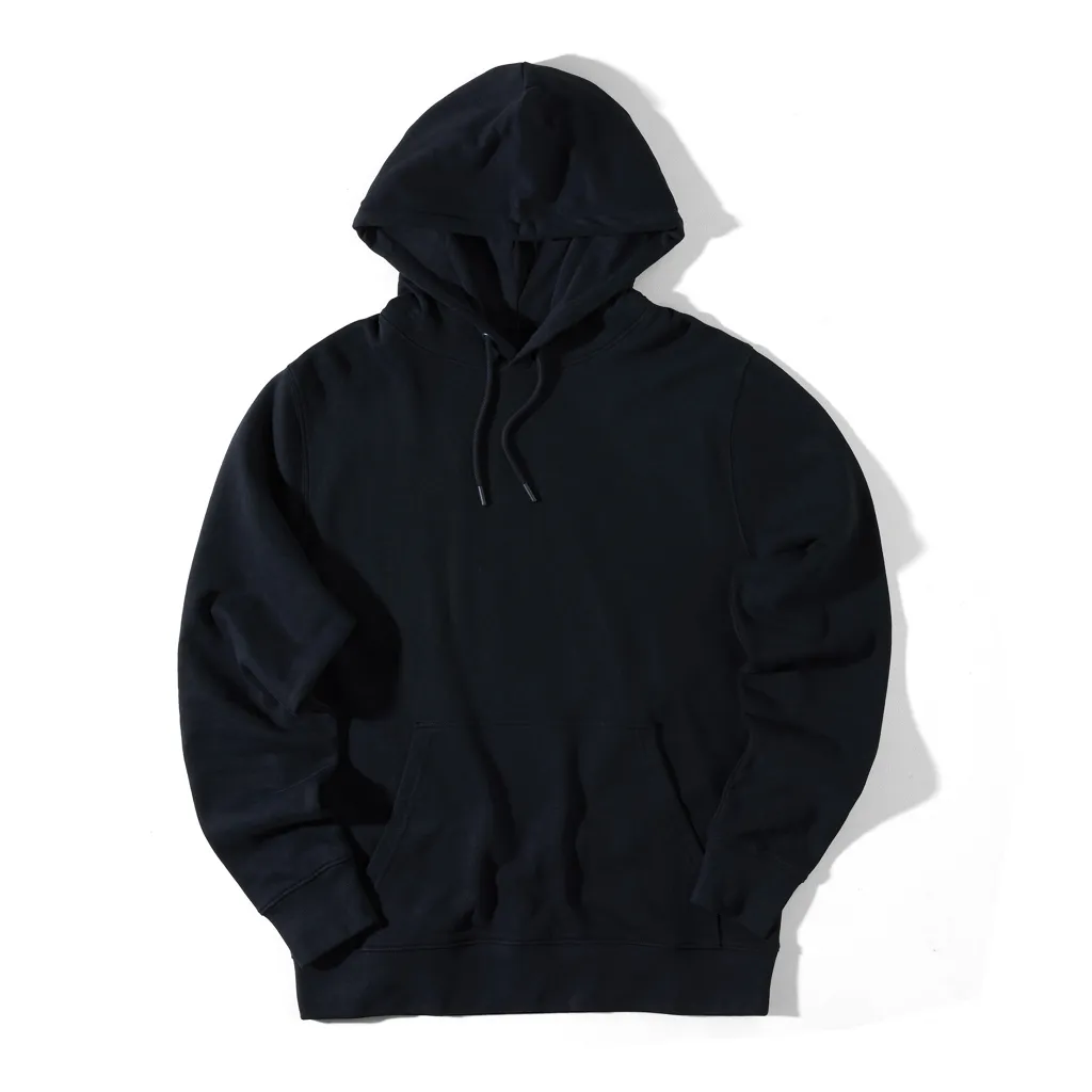 IQONIQ Rila Lightweight Hoodie aus recycelter Baumwolle, schwarz – Bild 3