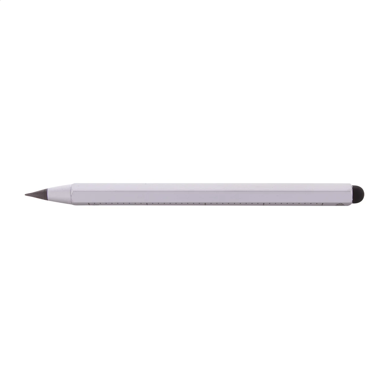 Tintenloser Stift mit Lineal Ruloid, silber – Bild 3